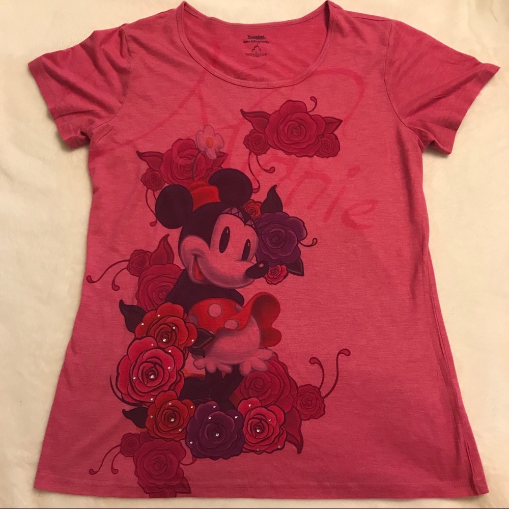 Disney Minnie Mouse Rose Pink Short-Sleeve Tee